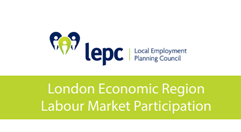 Région économique de London Participation au marché du travail.